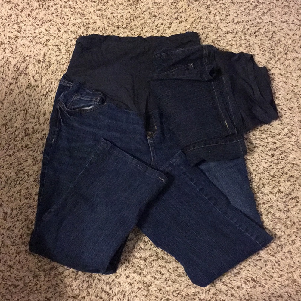 Old Navy Bundle of 2 Size 14 short maternity jean